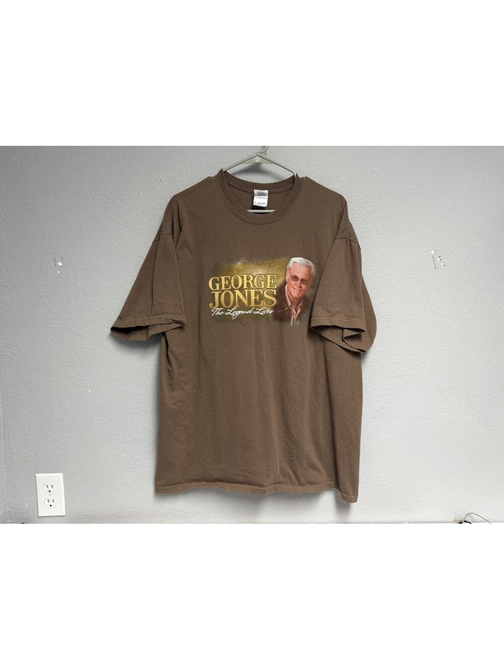 Vintage 2012 George Jones The Legend Lives Tour Concert T-Shirt Gildan XL
